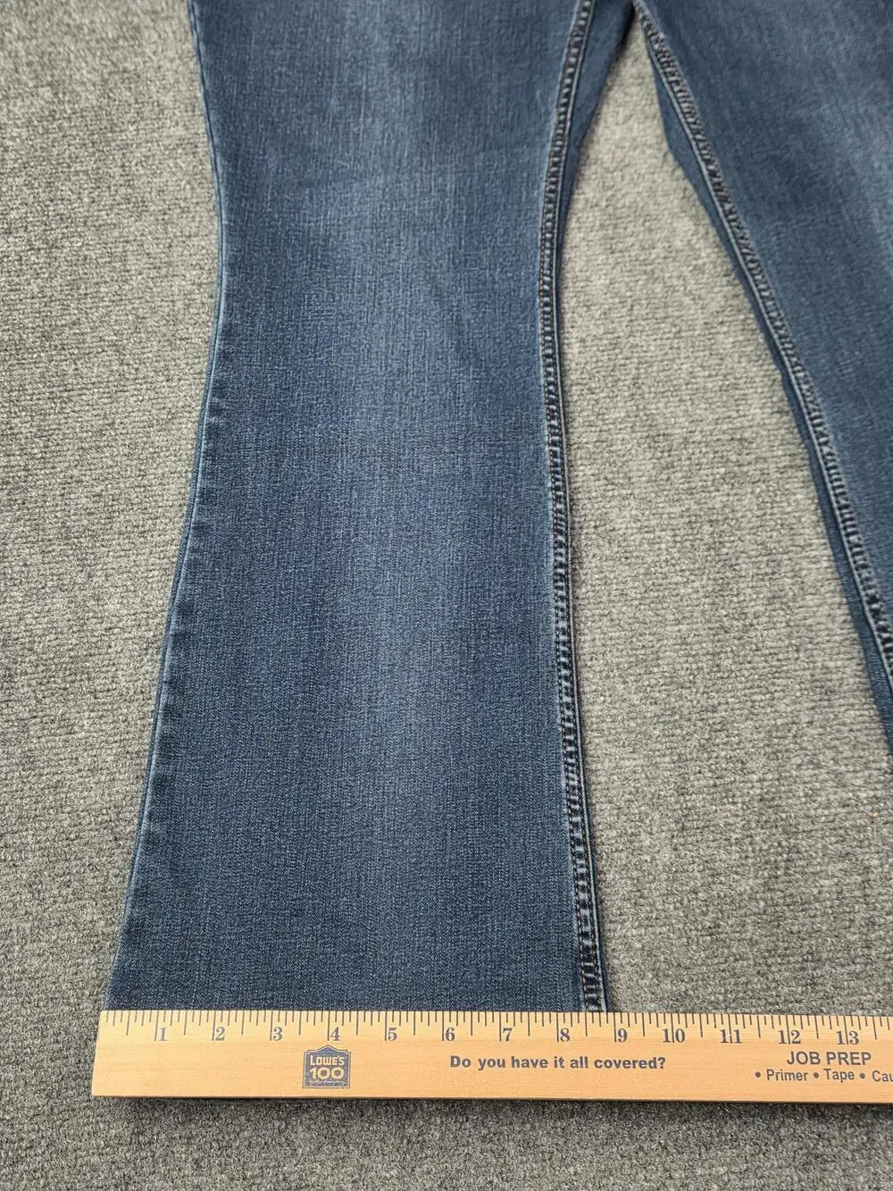 Lee Jeans Womens 16P Blue Bootcut Mid Rise Slim Fit Shape Illusions Stretch